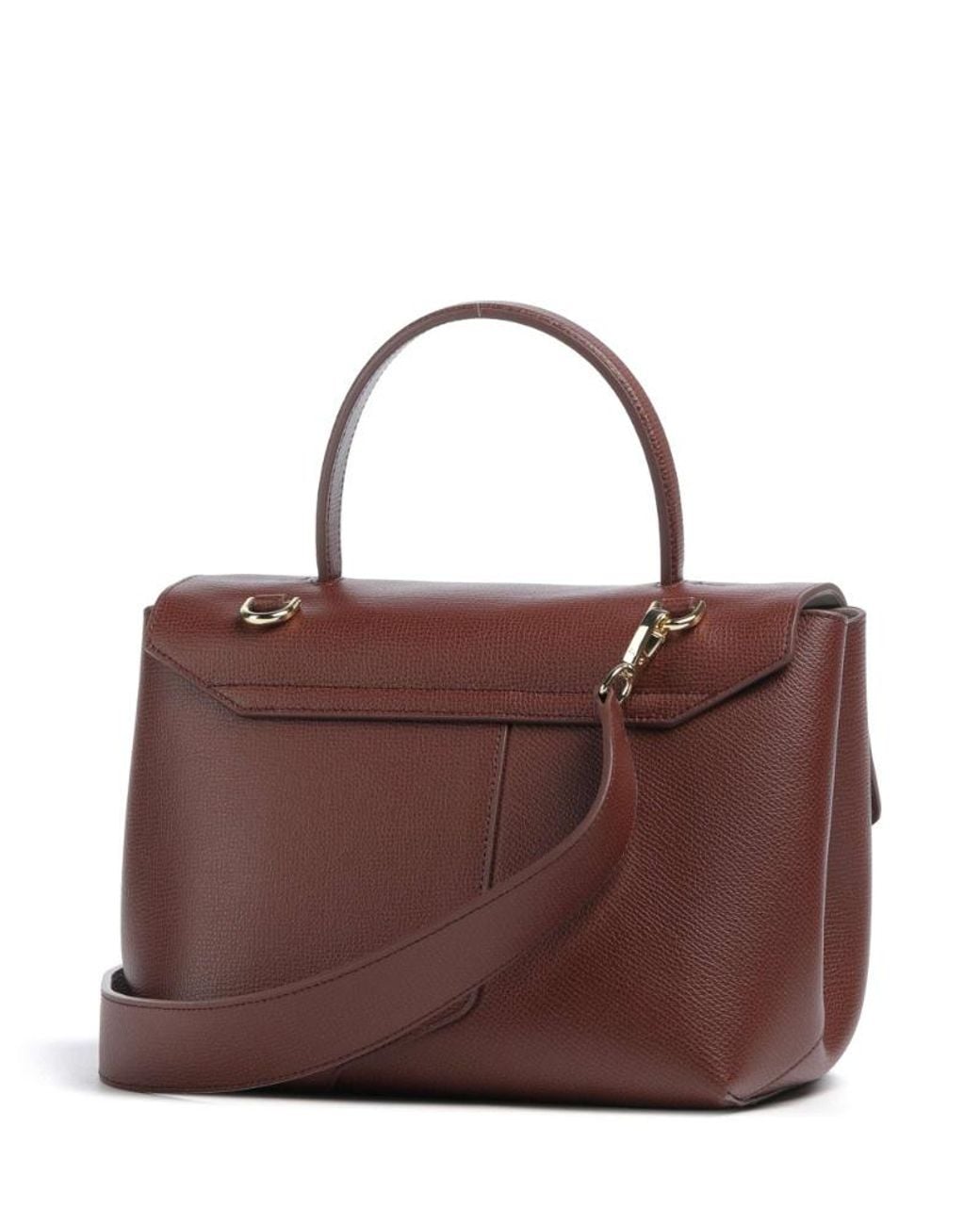 Emporio Armani Brown Leather Tote Bag