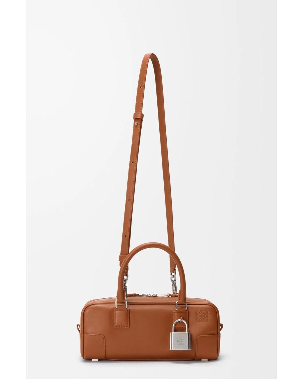 Loewe Brown Amazona 23 Cropped Bag