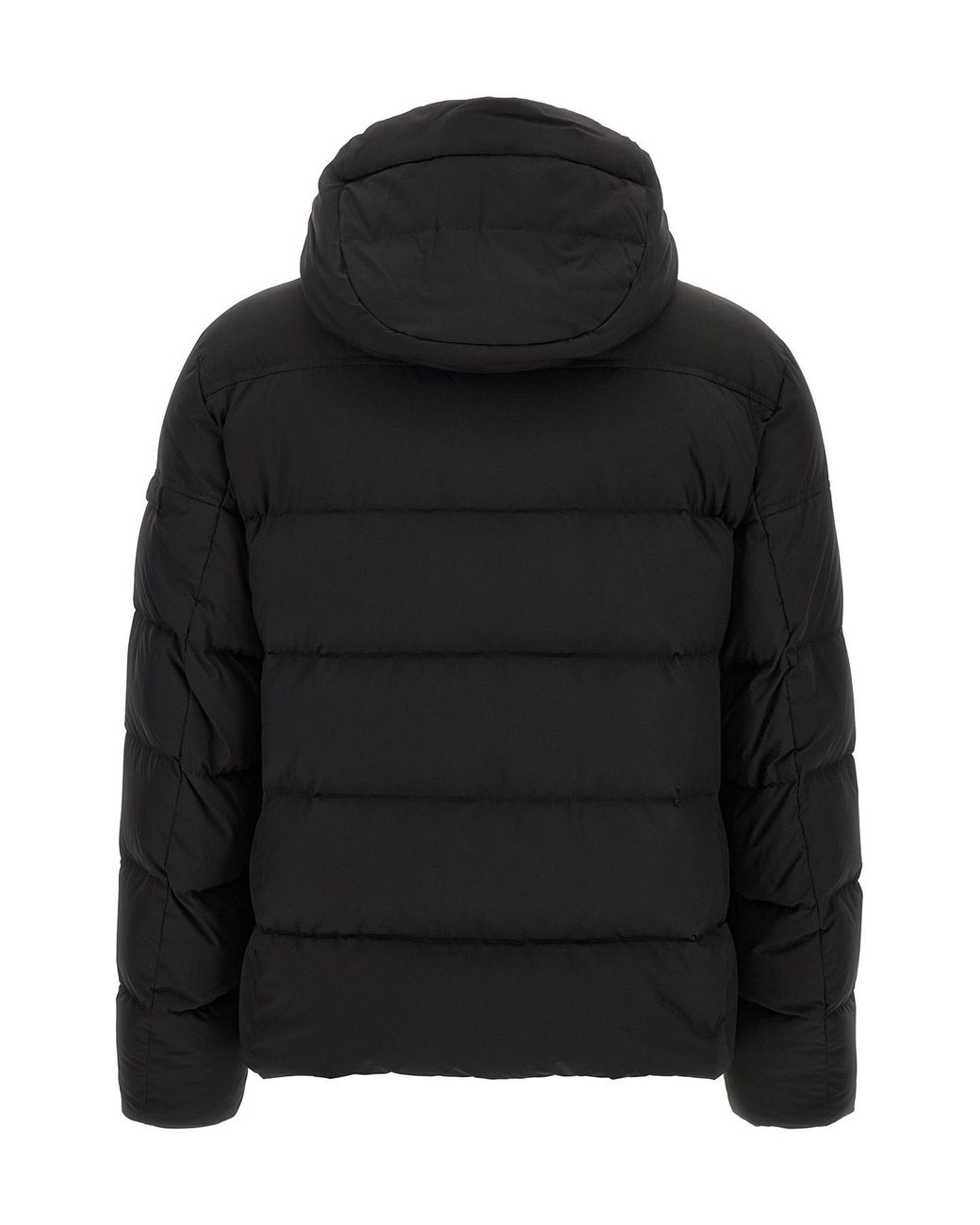 Moorer Black Brett-Sh Quilted Jacket for men