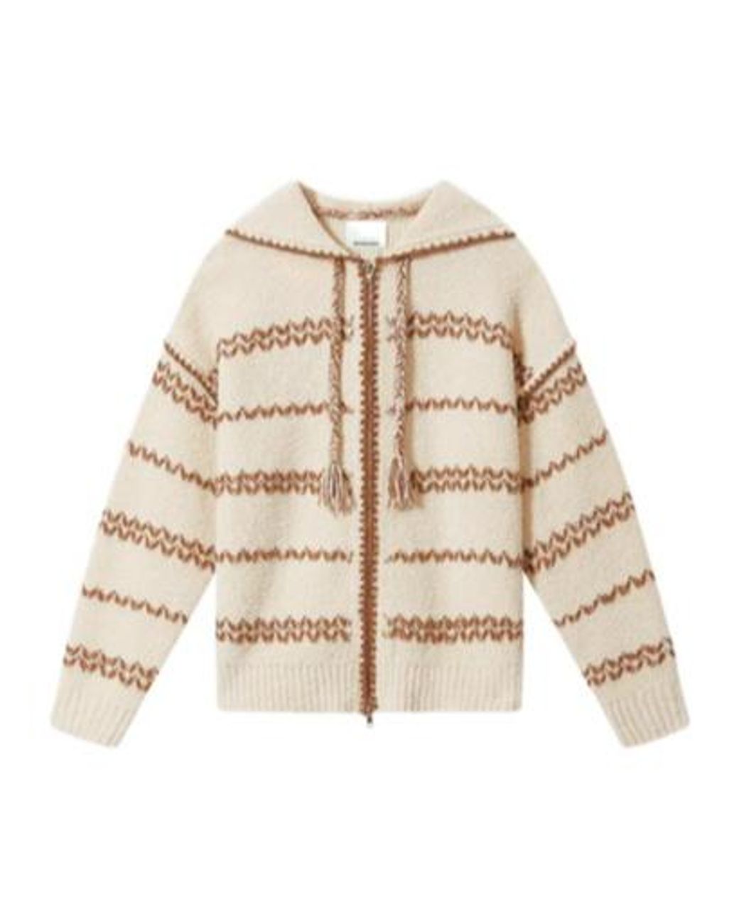 Isabel Marant Blue Rolian Knitted Zip-Up Cardigan for men