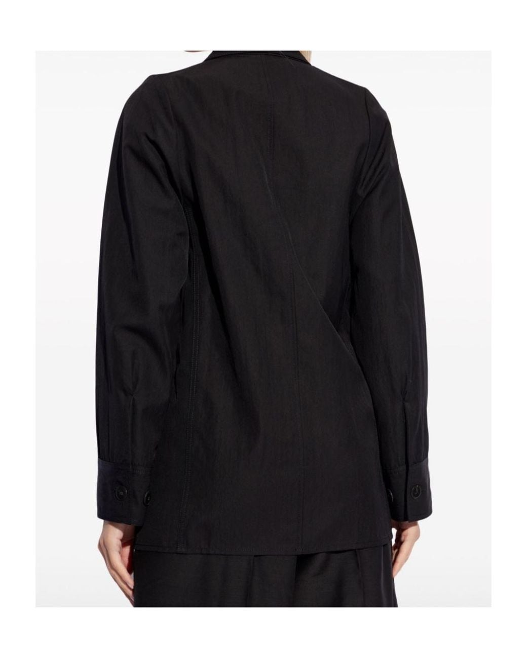 Forte_forte Black Long-Sleeved Suit Coat