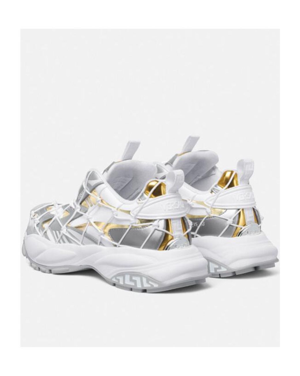 Versace White Mercury M_Vs_03 Panelled Sneakers