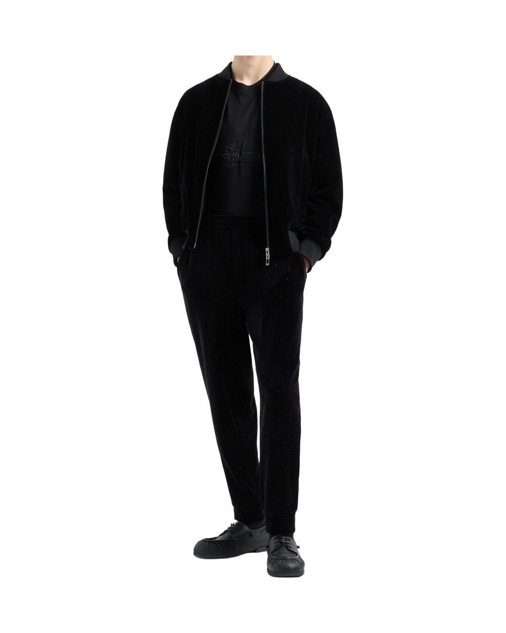 Emporio Armani Black T-Shirts And Polos for men