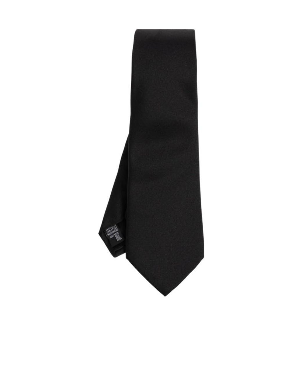 Giorgio Armani Black Textured Silk Tie for men