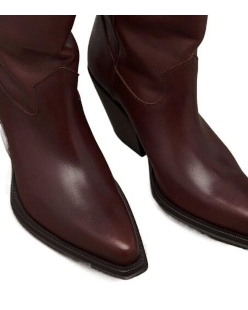 Chloé Brown Leather Over-The-Knee Boots
