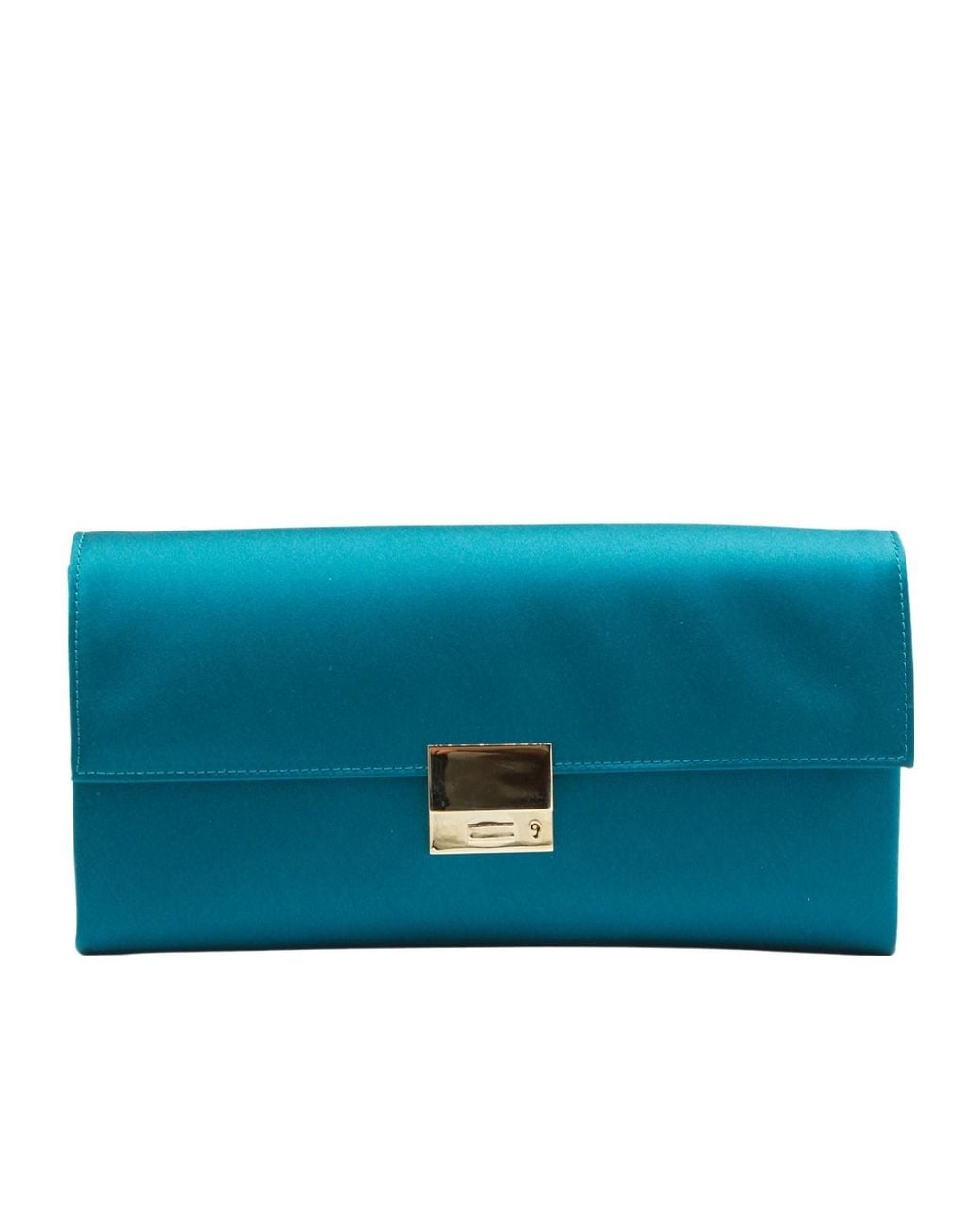 Tom Ford Blue Buckle Fastened Clutch Bag