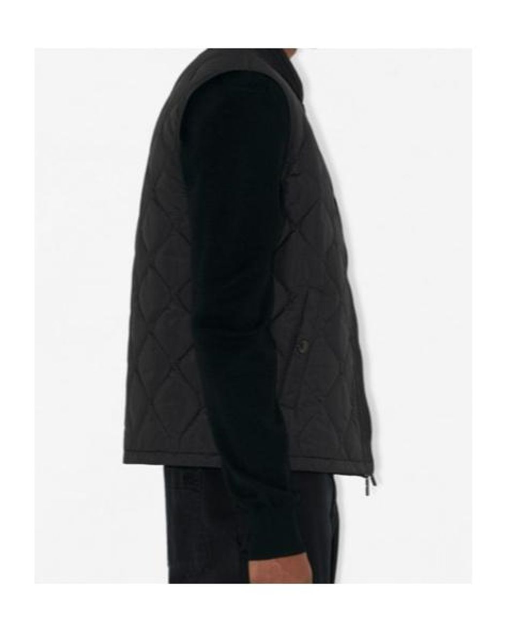 Burberry Black Quilted Nylon Gilet for men