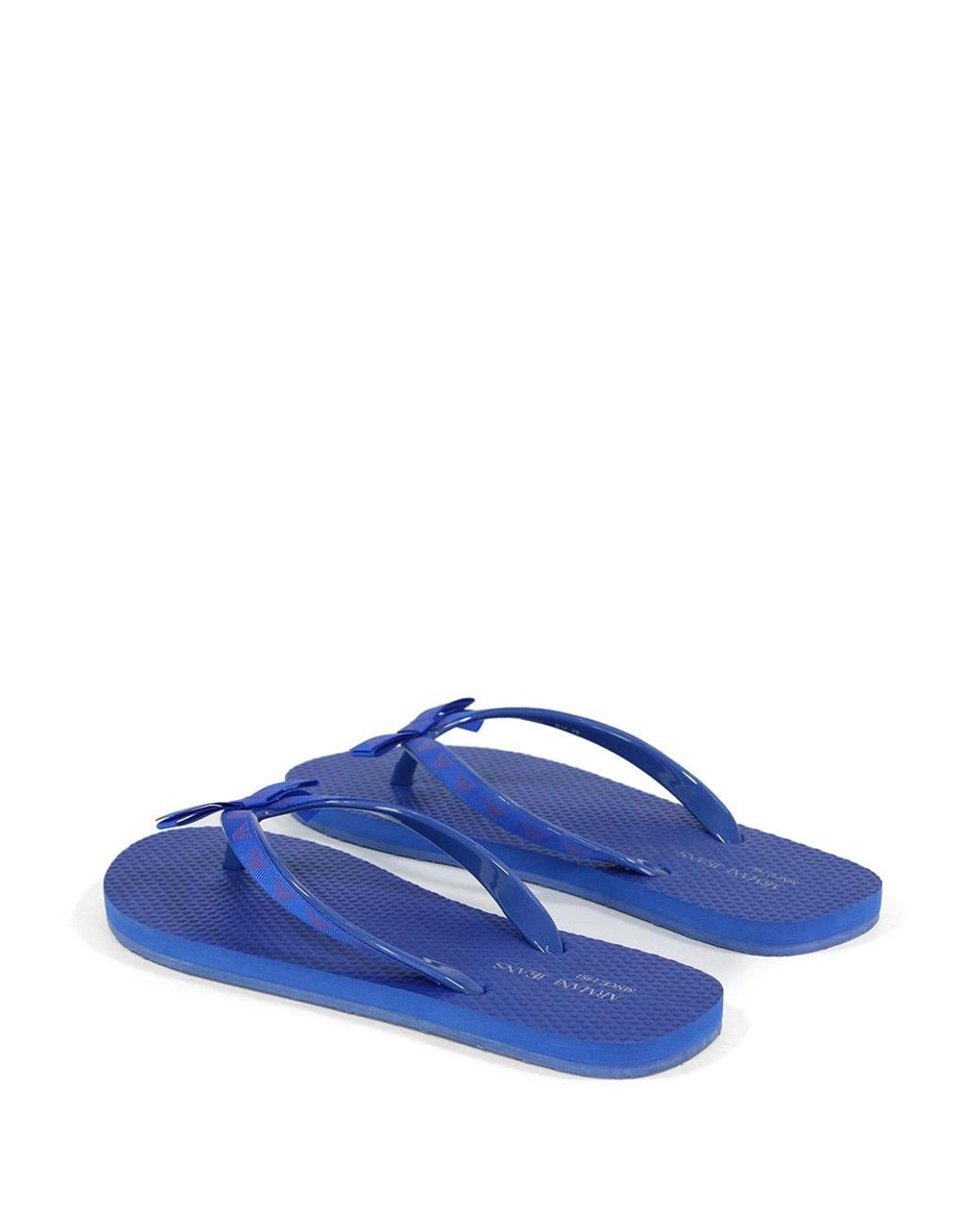 Armani Jeans Blue Logo Details, Flip-Flops for men