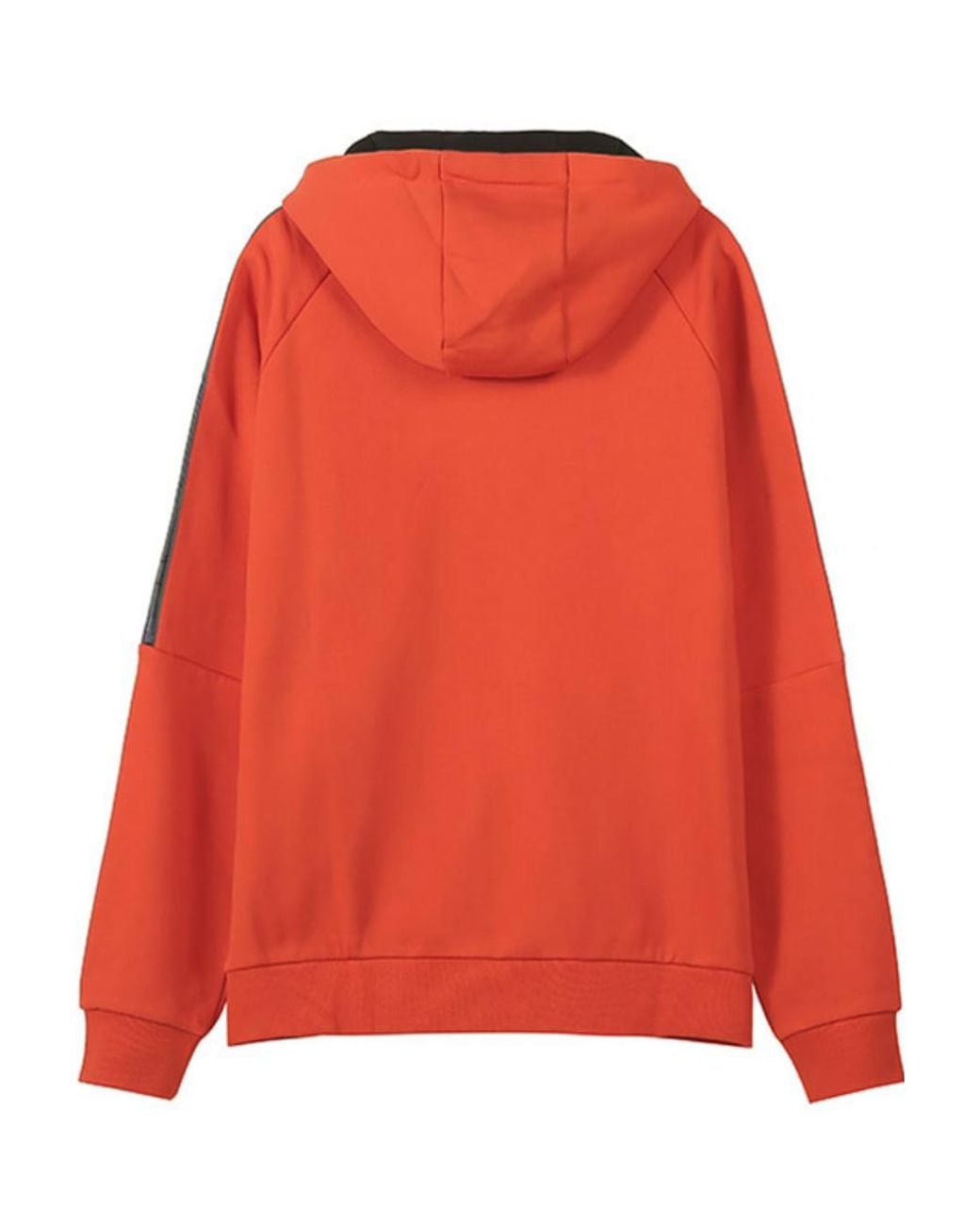 EA7 Red Hooded Zip-Up Sweatshirt for men