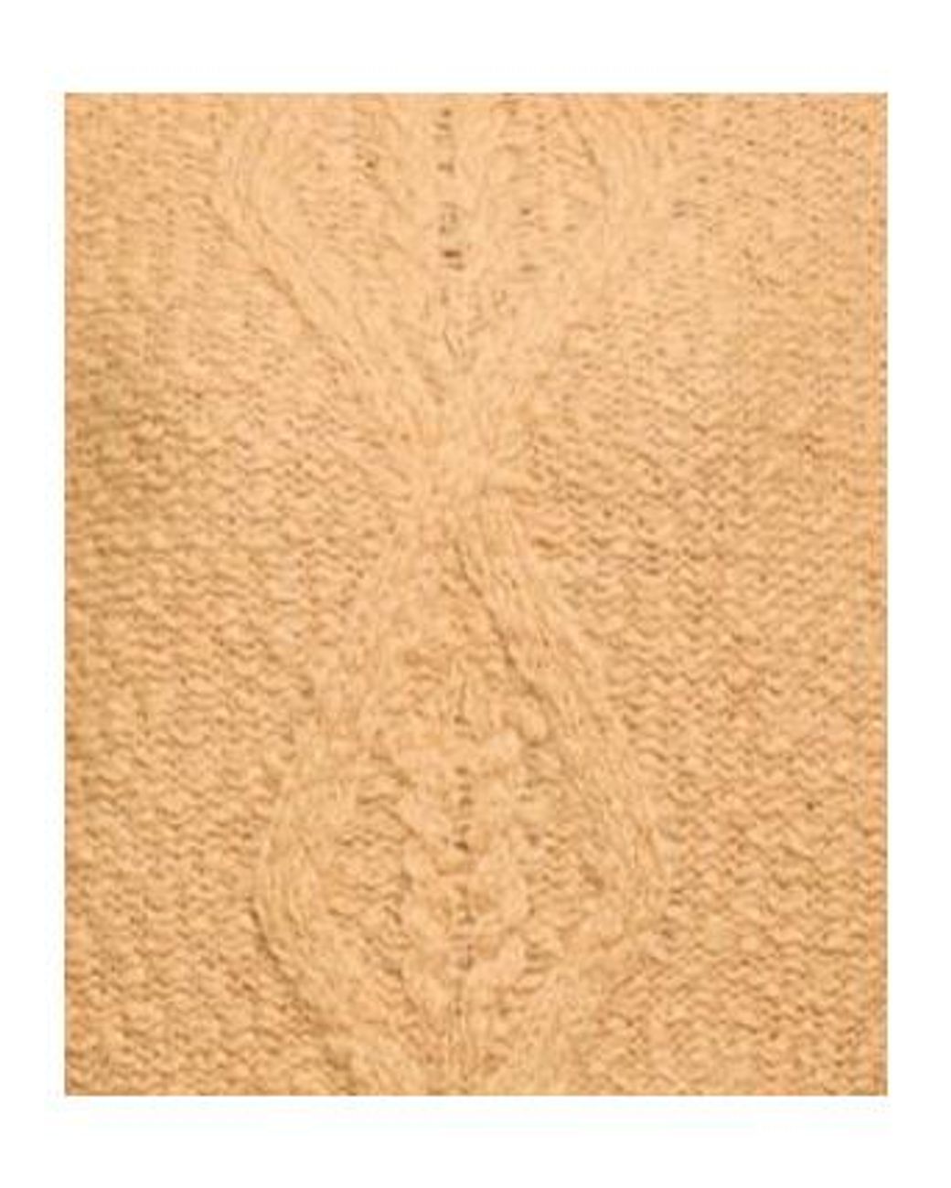 Isabel Marant Natural Thick Knit Turtleneck Sweater