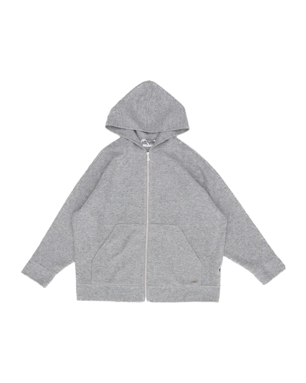 Max Mara Gray Etuania Zip-Up Hoodie