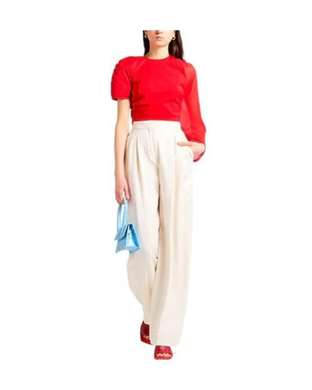 Jacquemus Red Cropped Top