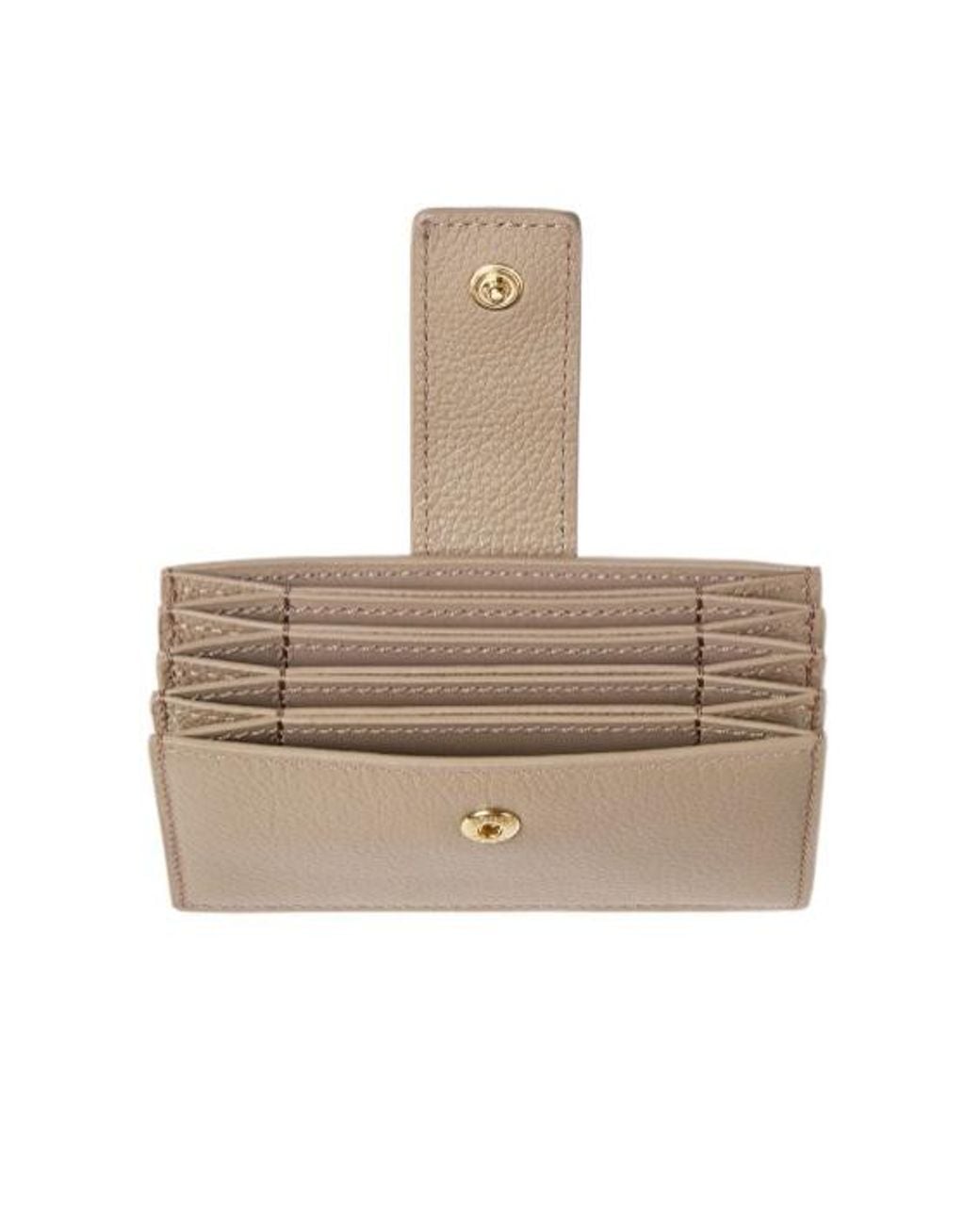 Fendi Natural Ff Card Case