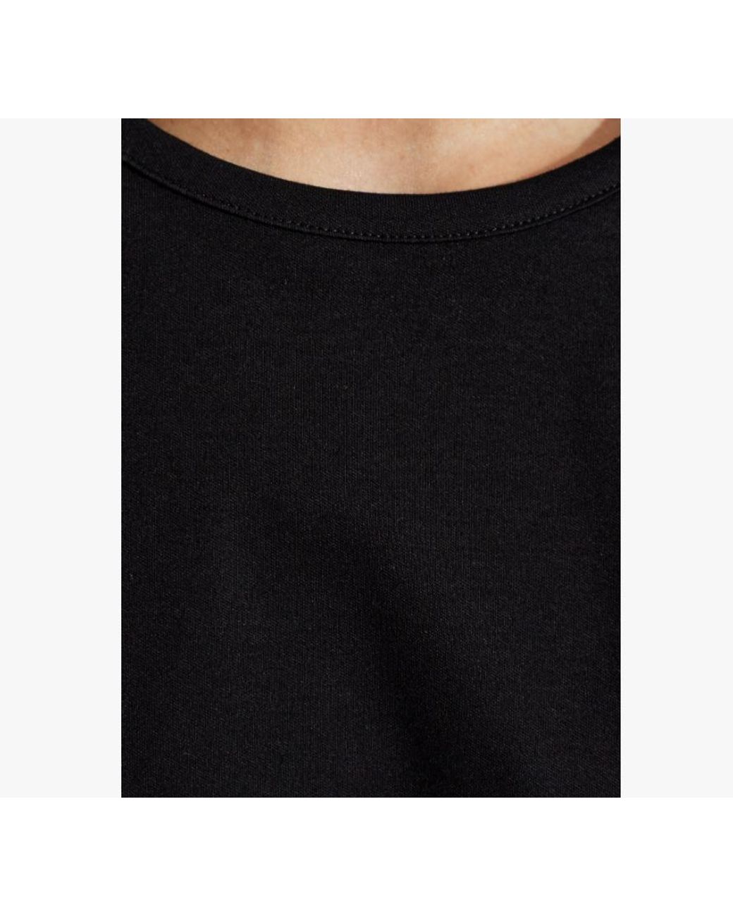 IRO Black Crew Neck Long-Sleeved T-Shirt