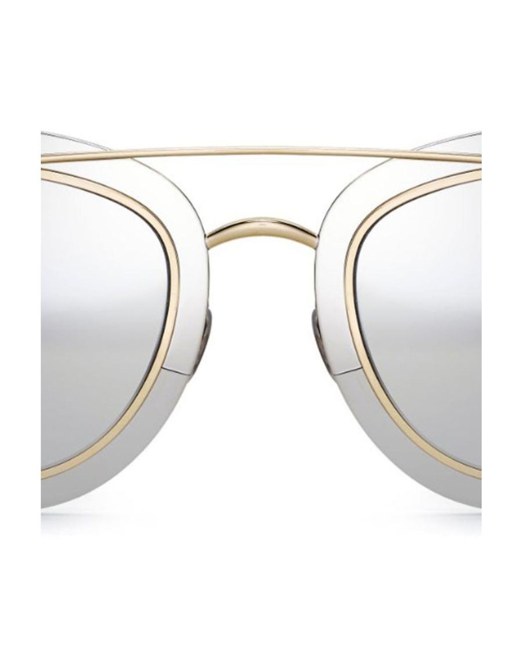 Dior White Logo Sunglasses