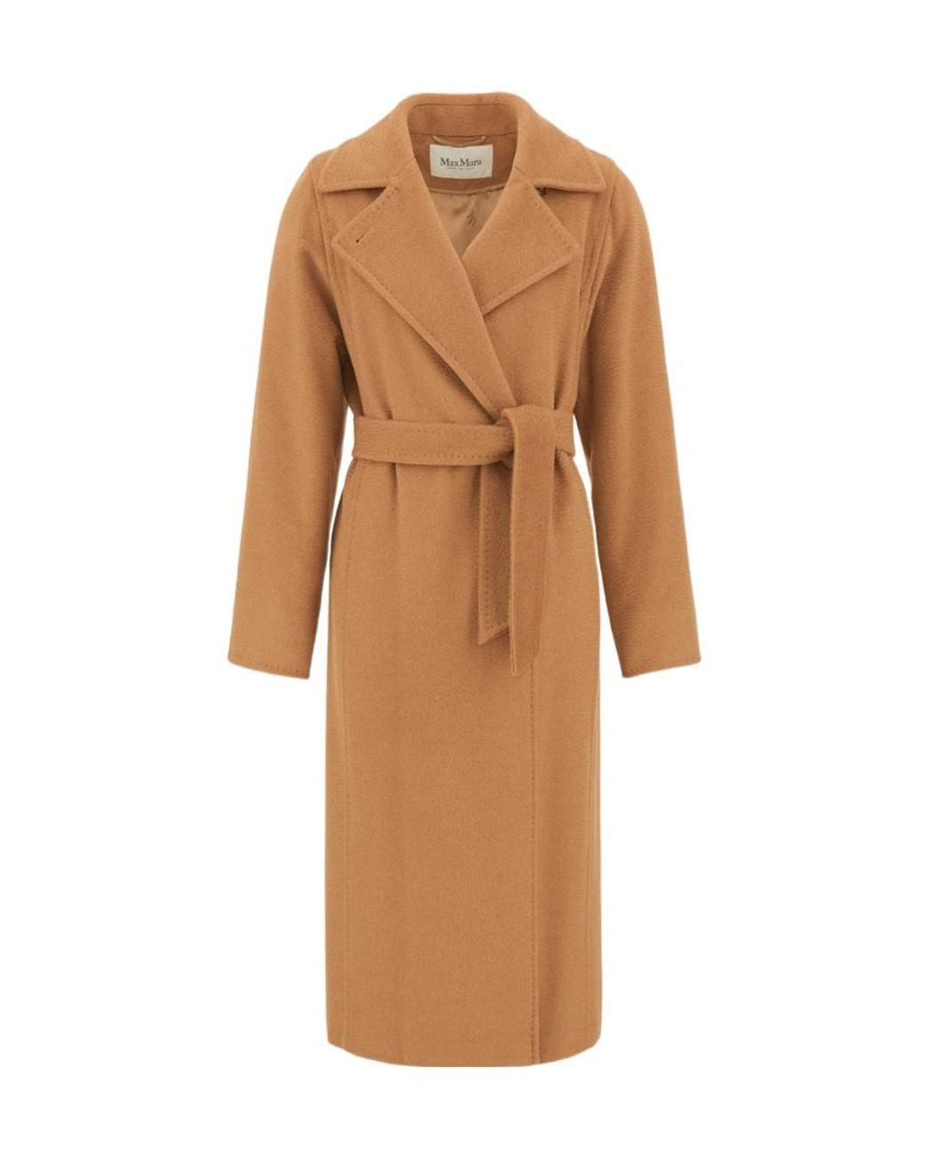 Max Mara Natural Manuela Tied-Waist Coat