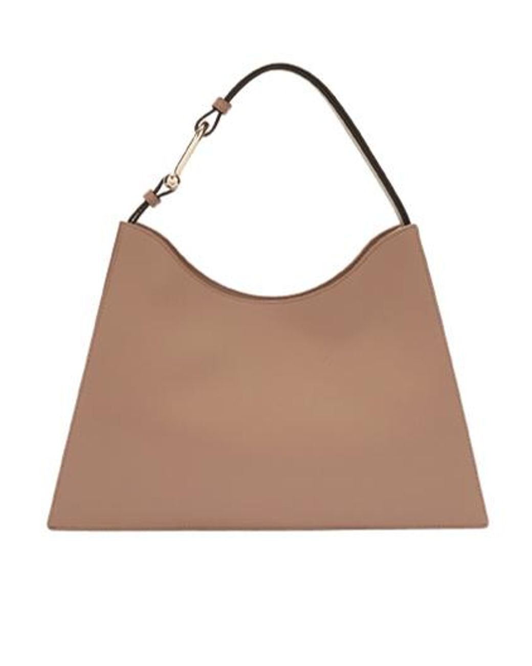 Furla Brown Logo Shoulder Bag