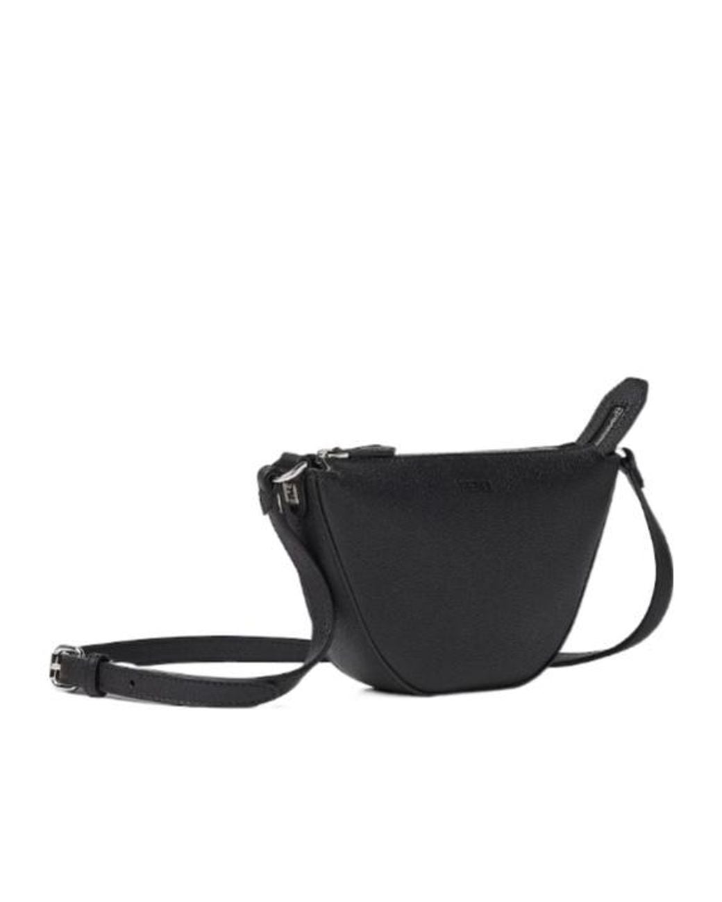Fendi Black Melon Mini Shoulder Bag for men
