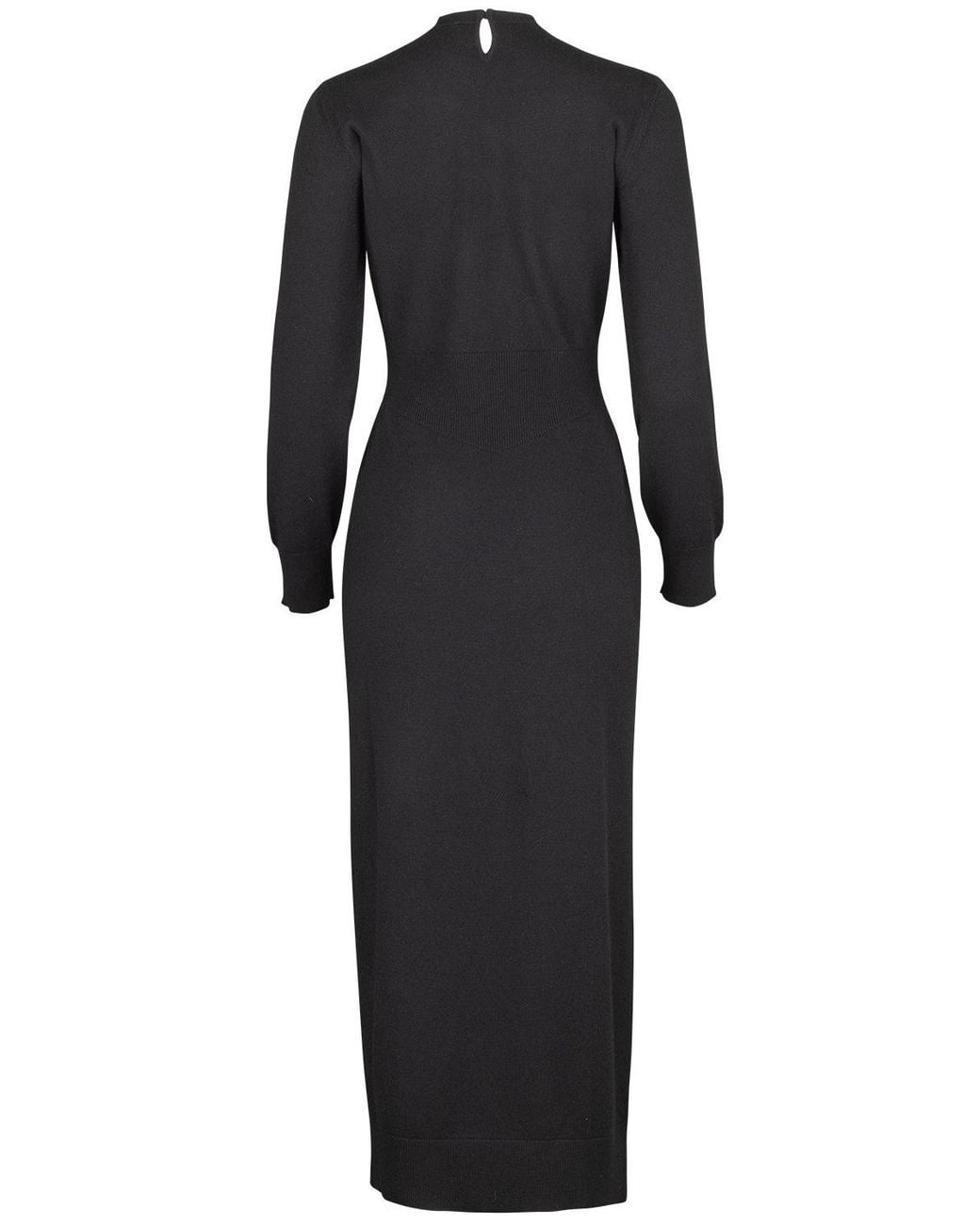 Givenchy Black Knitted Midi Dress