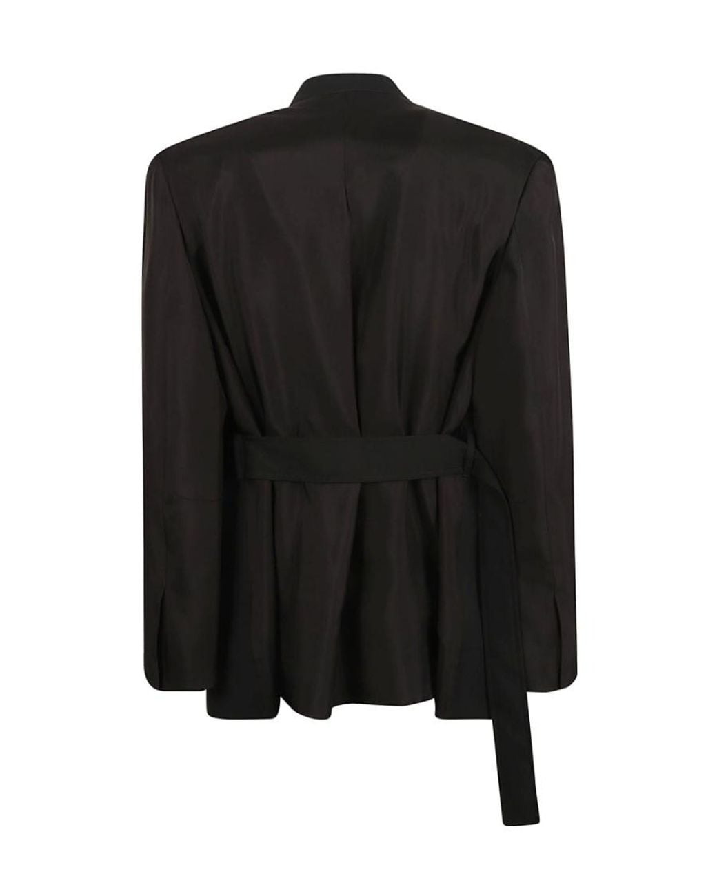 Jil Sander Black Open Belted Blazer