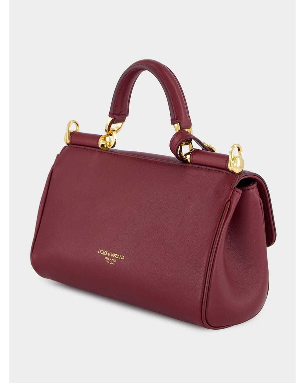 Dolce & Gabbana Red My Sicily Handbag