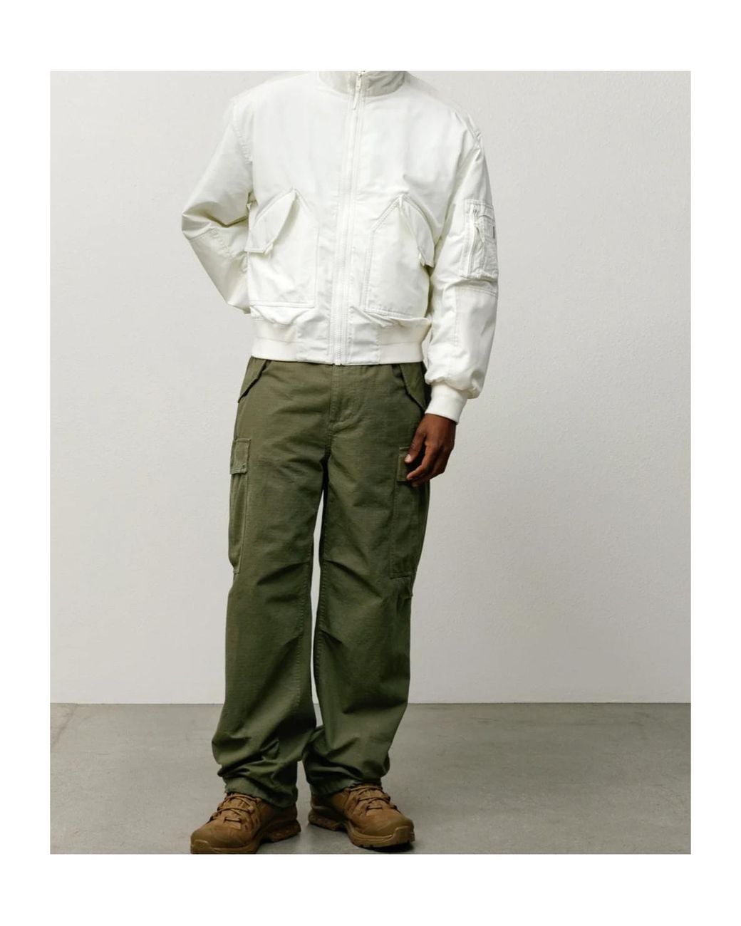 Stussy Green Stüssy Ripstop Cargo Pants for men