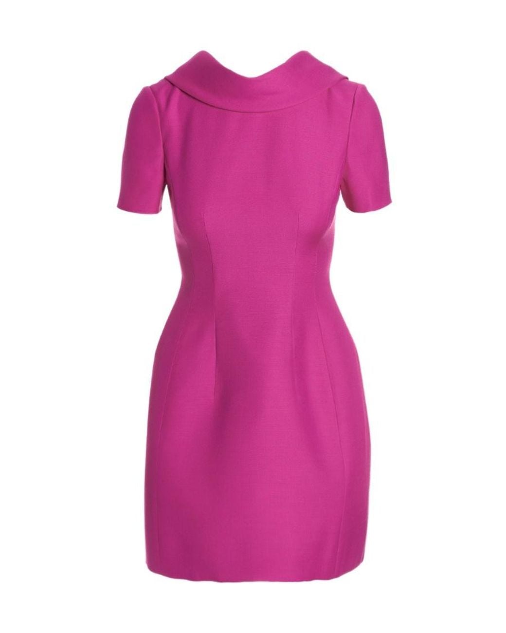 Valentino Pink Bow-Detail Mini Dress