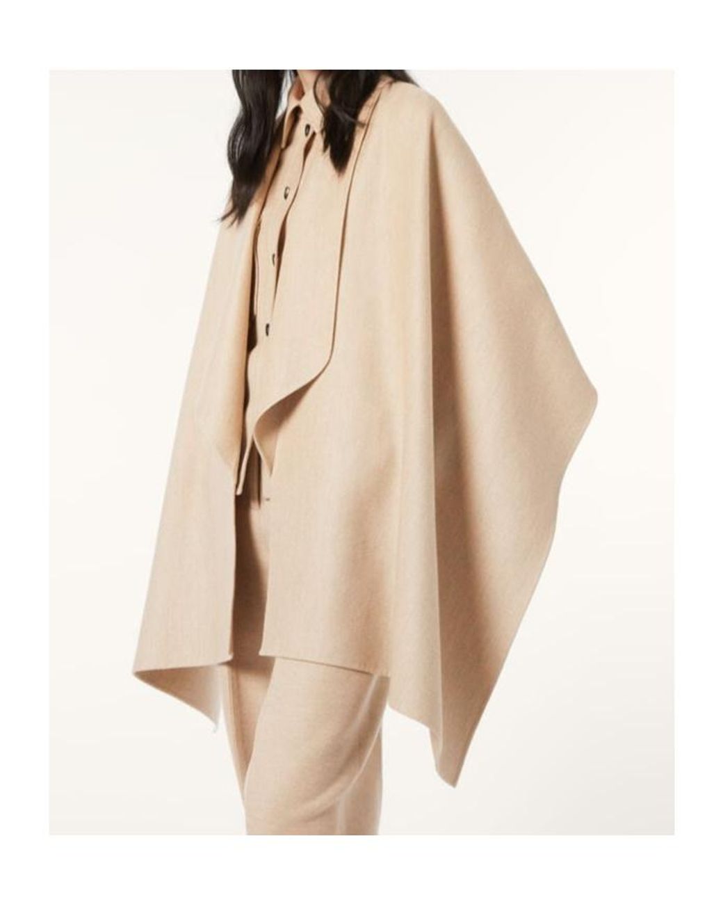 Loro Piana Natural Violante Cape