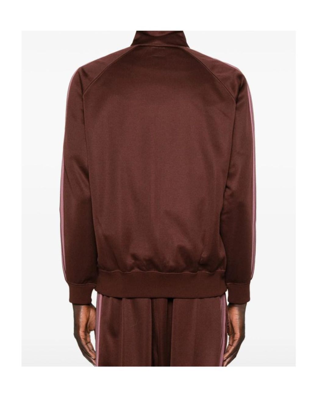 Needles Red Striped Zip Jacket for men