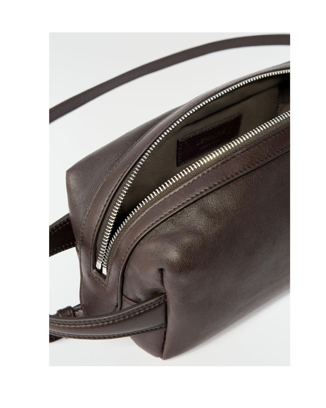 Lemaire Black Small Zip-Up Care Bag