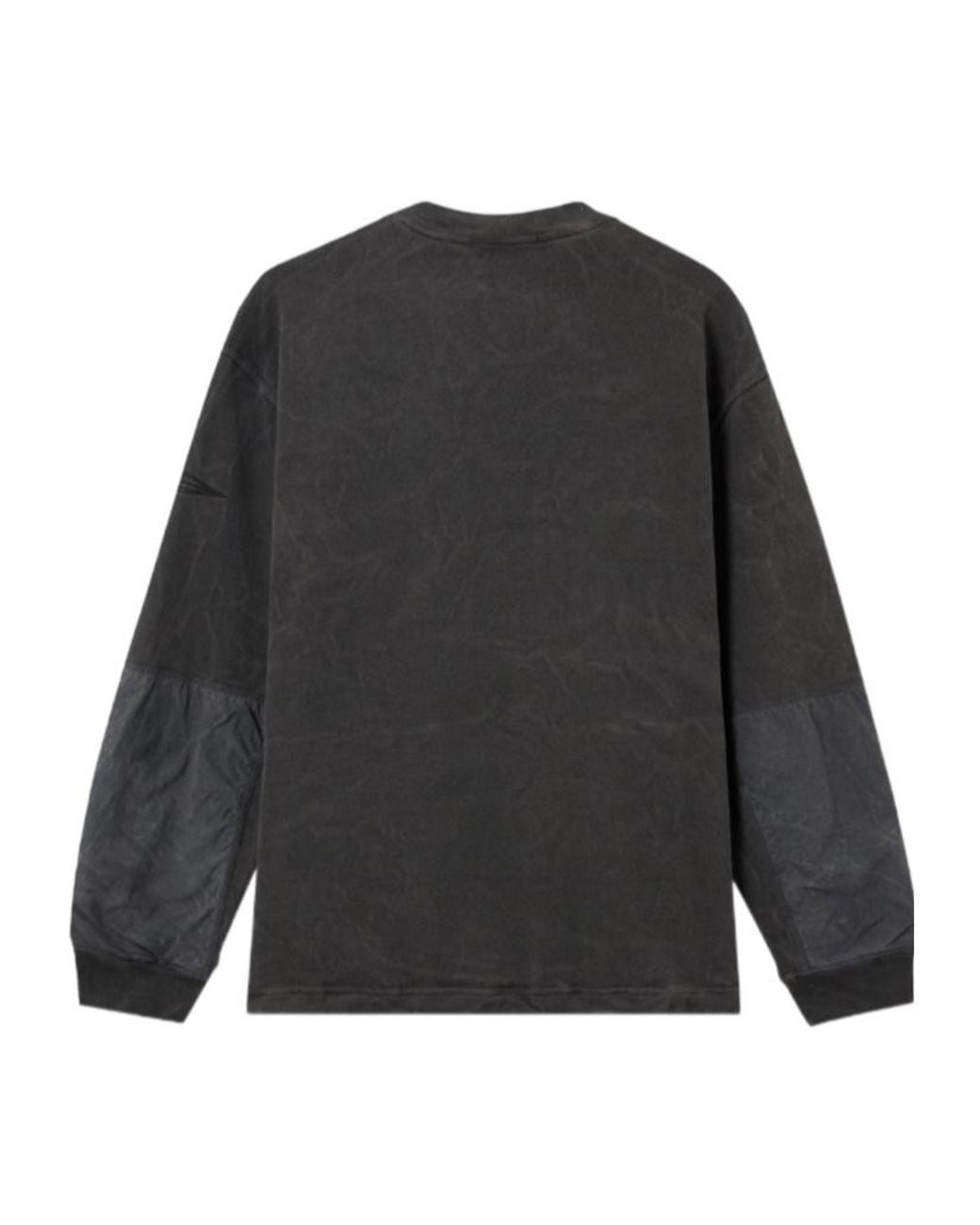 Stone Island Gray Oversized-Fit Crewneck Sweatshirt for men