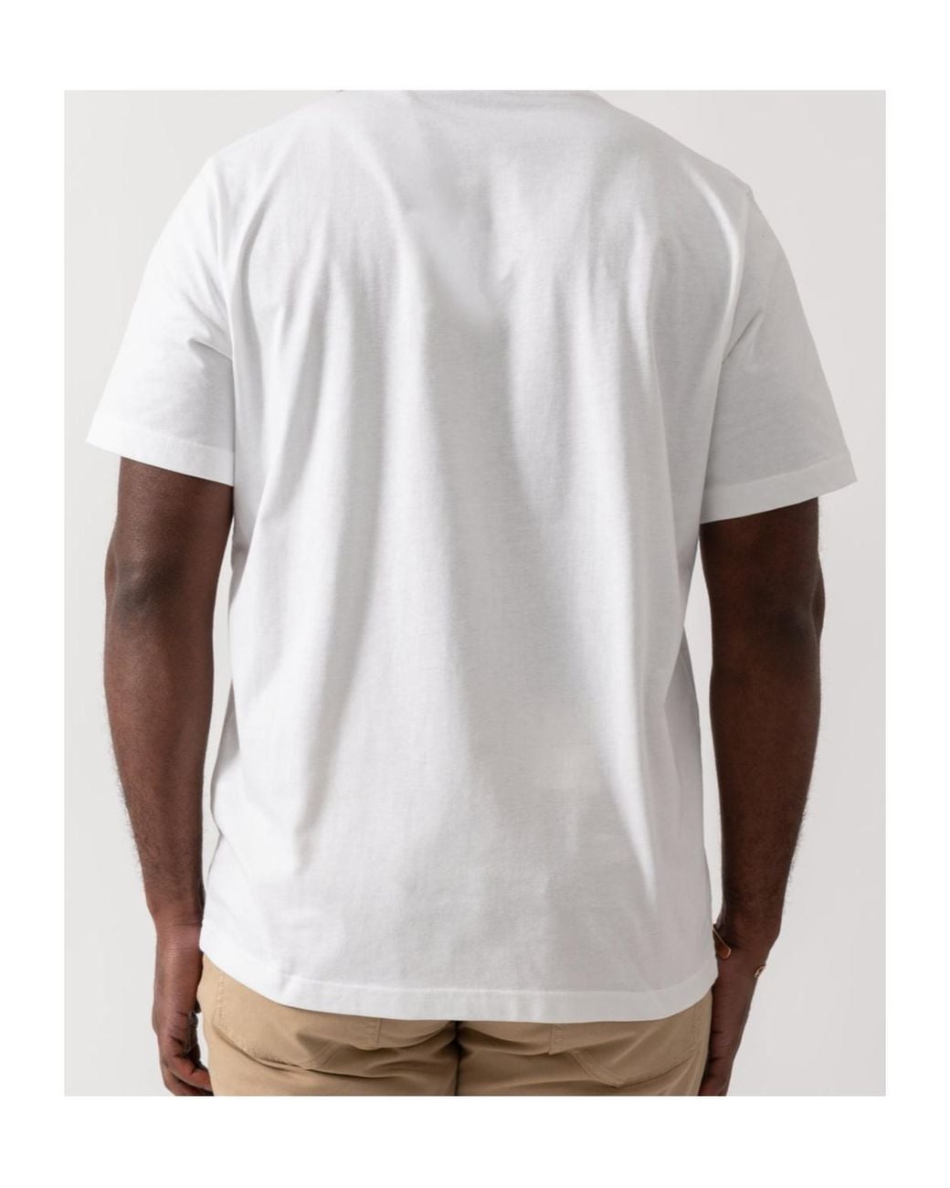 Paul Smith White Ps Heather Graphic Round Neck T-Shirt for men