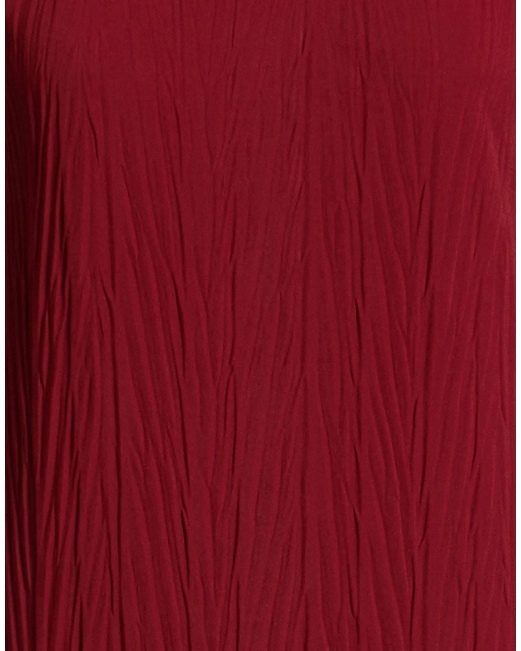 Max Mara Red Minimal Sleeveless Dress