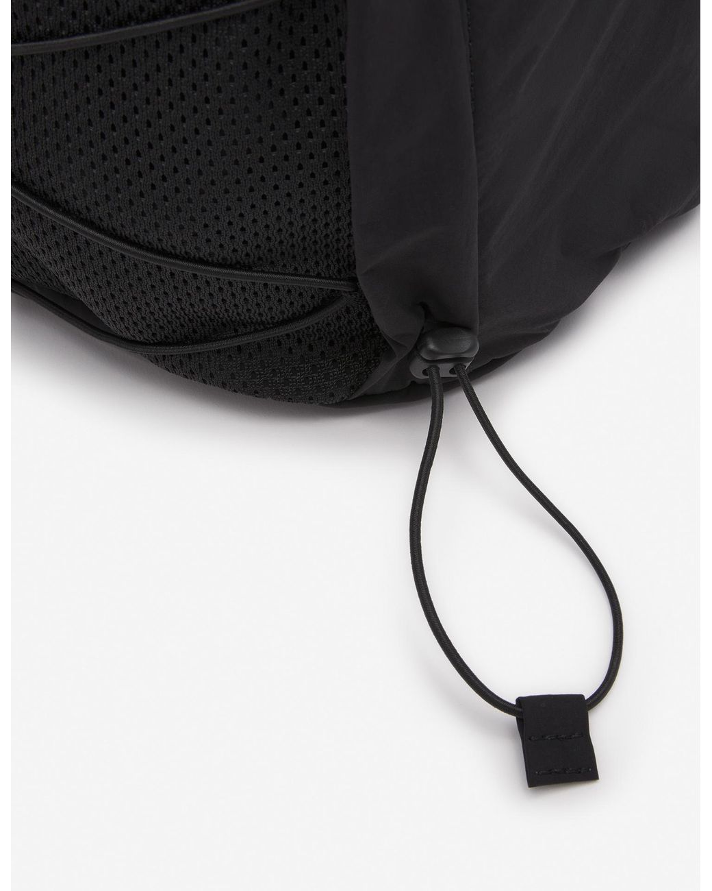 Maison Kitsuné Black Maison Kitsuné Flash Fox Patch Zipped Backpack for men