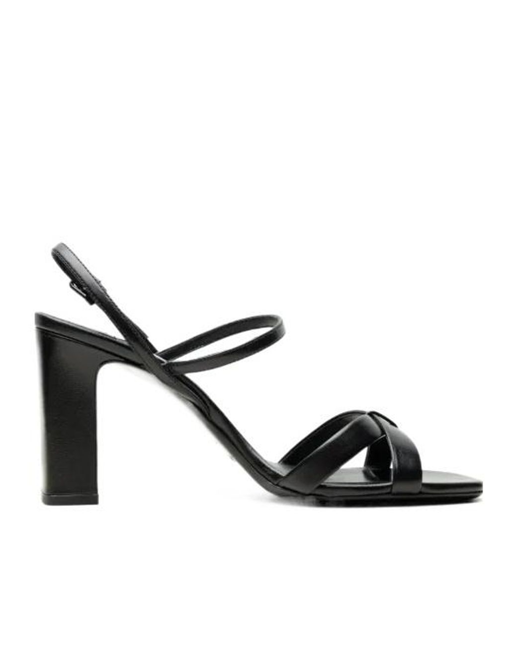 Jimmy Choo Black Elsy 85 Block Heel Sandals