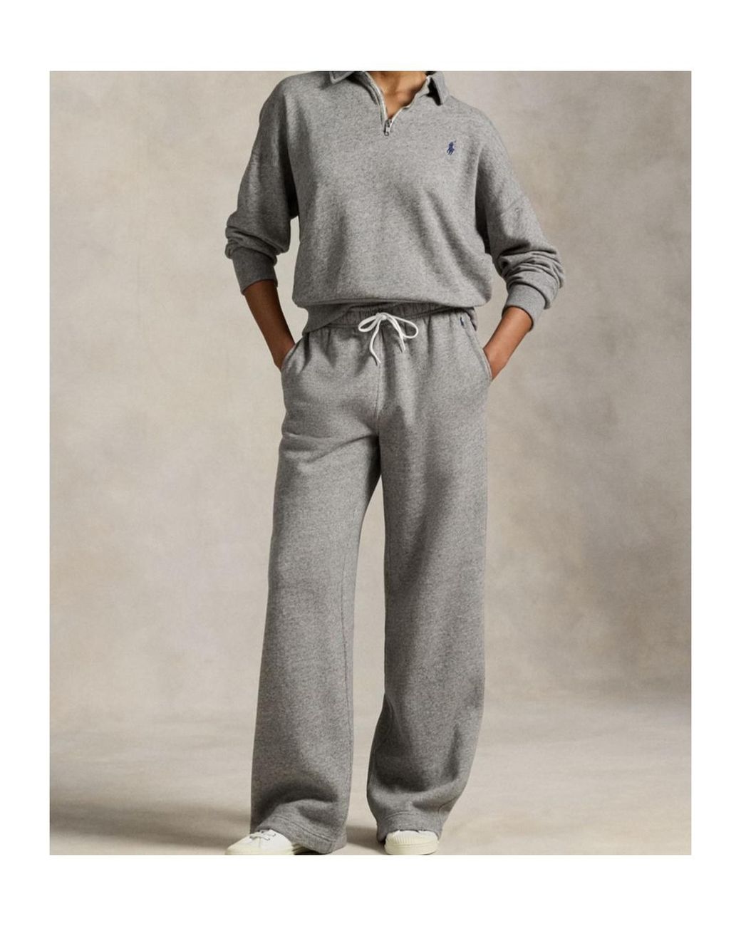 Polo Ralph Lauren Gray Wide Leg Jogging Bottoms