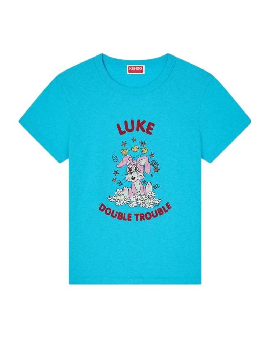 KENZO Blue Cartoon T-Shirt