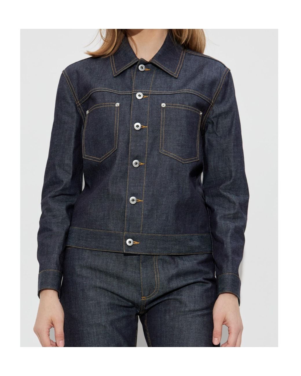 Bottega Veneta Blue Denim Jackets