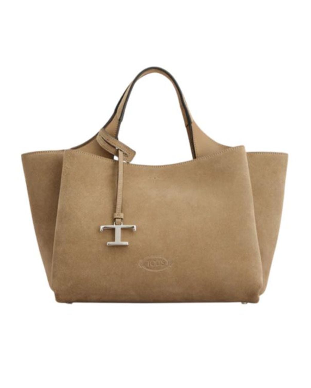 Tod's Brown T Timeless Mini Shoulder Bag