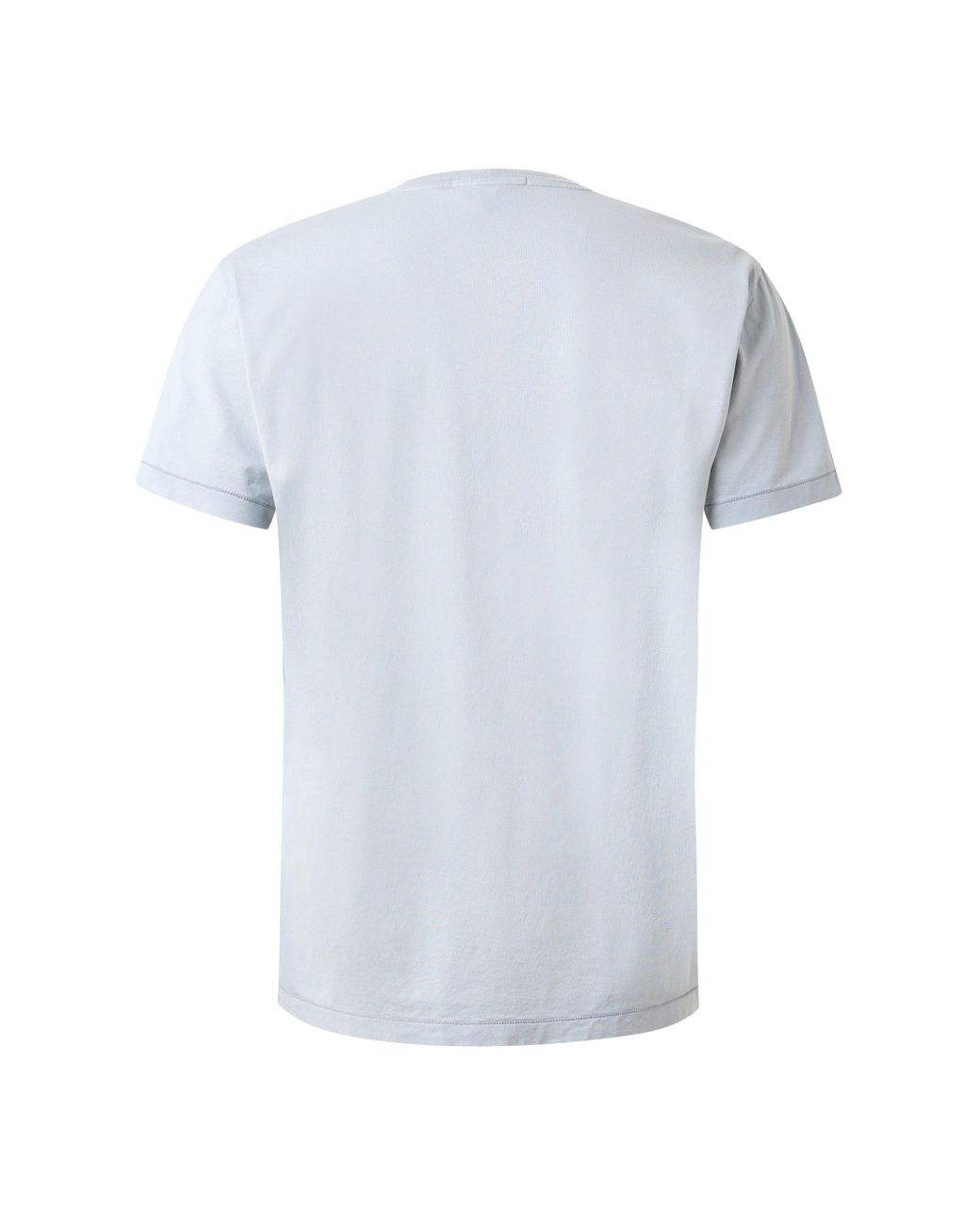 Stone Island Green Cotton Compass Logo Patch T-Shirt for men