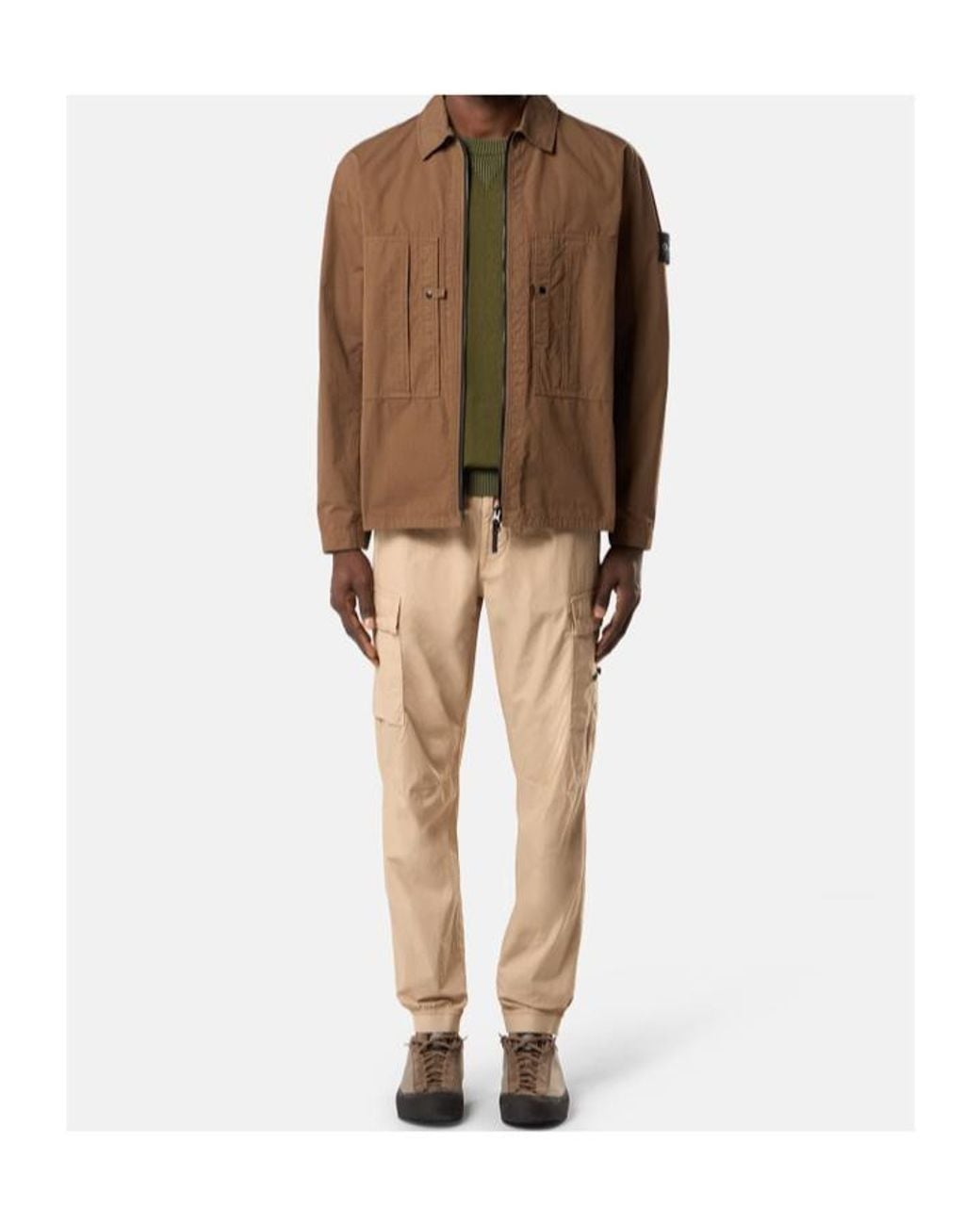 Stone Island Brown 1200005 Overshirt for men