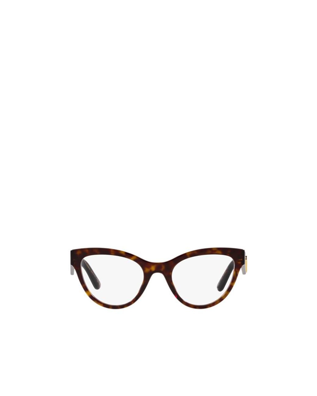 Dolce & Gabbana White Eyewear Butterfly Frame Glasses
