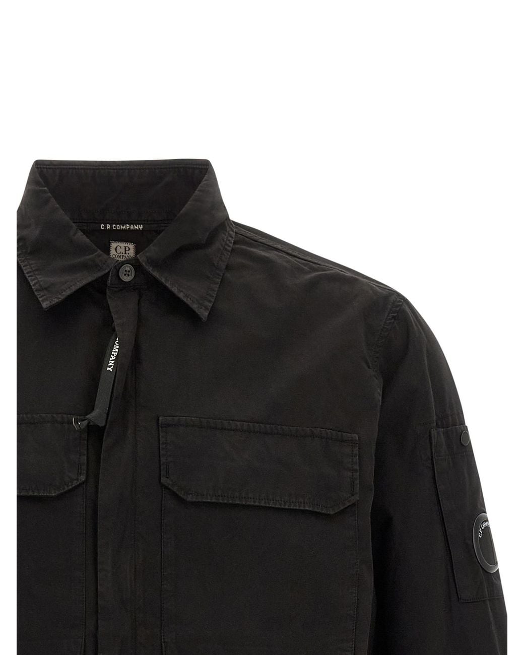 C P Company Black Lens Overshirt Shirt for men