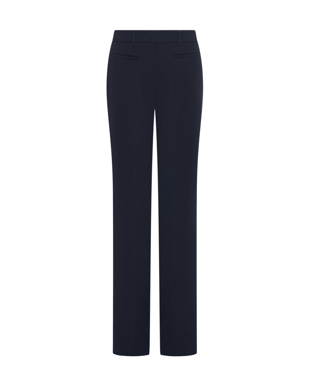 Marella Blue Pleated Straight Leg Pants