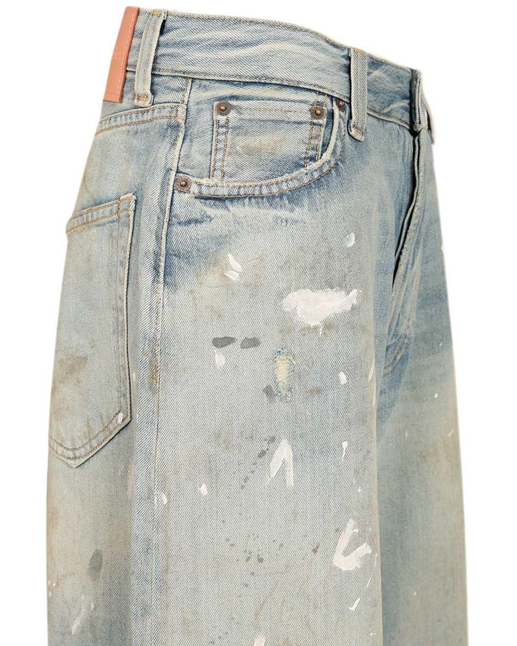 Acne Blue Denim Cotton Jeans