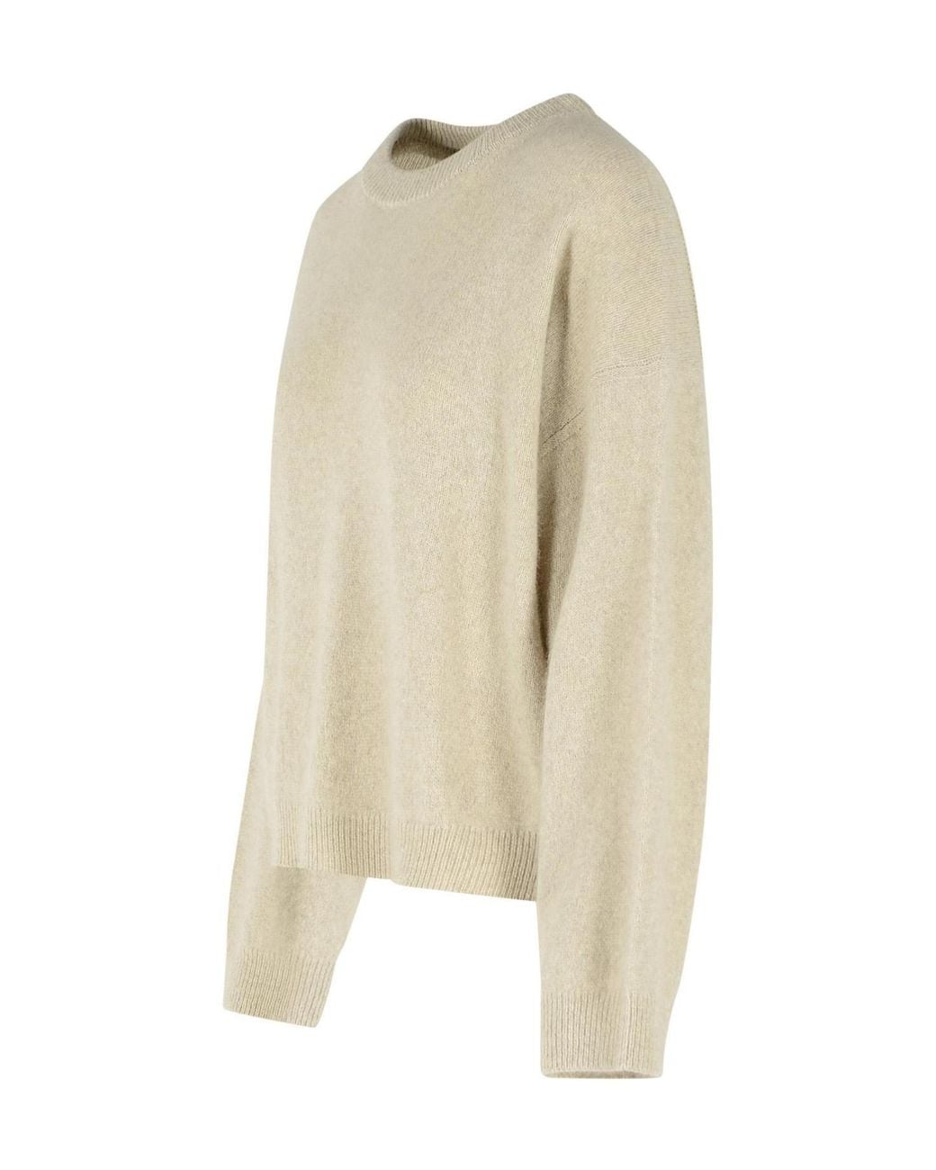 Loulou de Saison Natural Tristan Crewneck Knitted Sweater