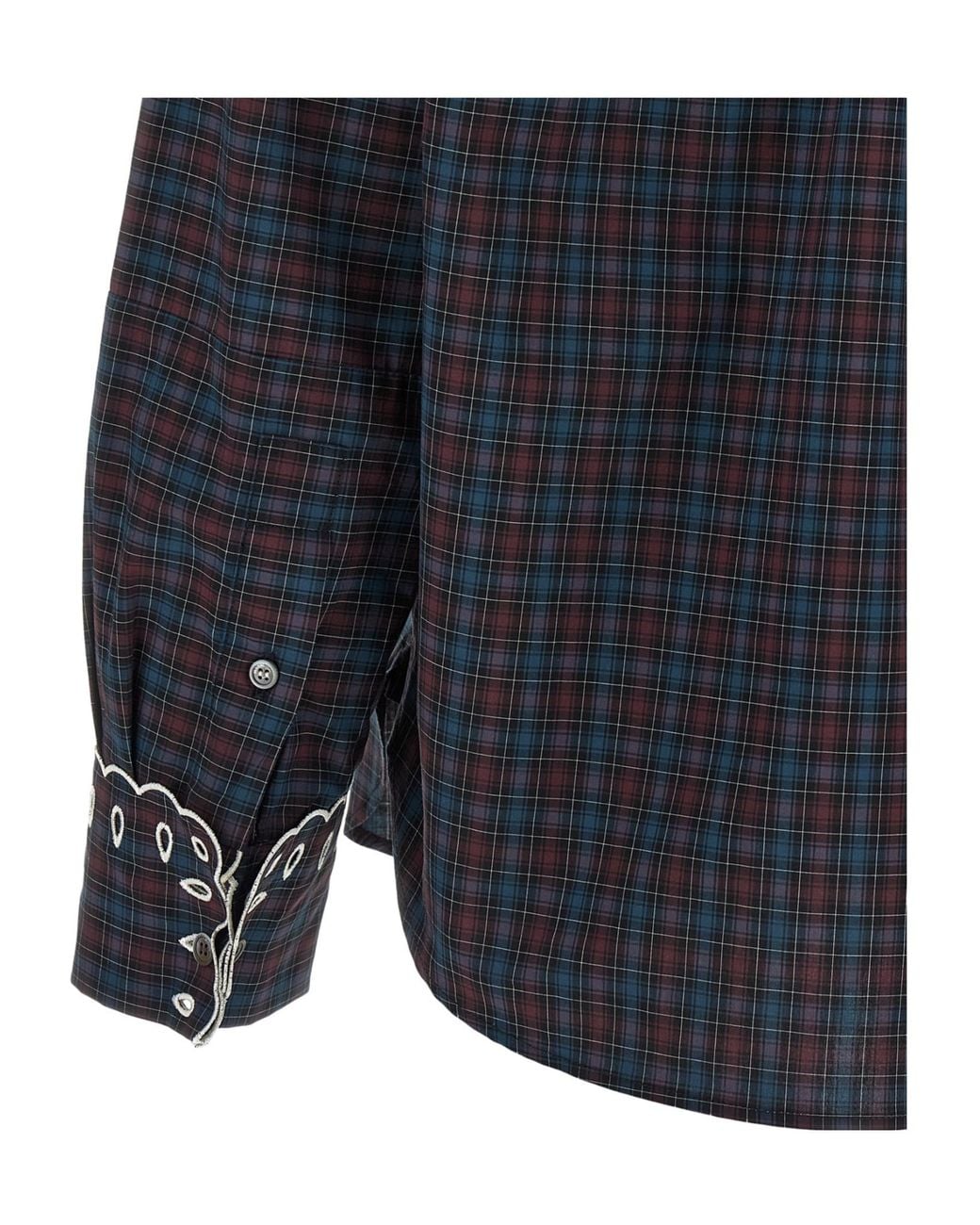 Marni Blue Long-Sleeved Shirt