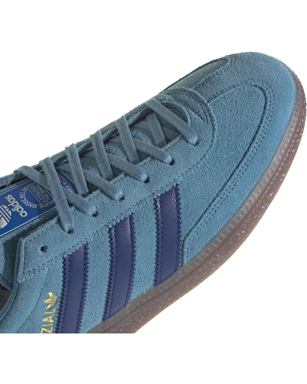 Adidas Originals Blue Suede Low-Top Sneakers for men