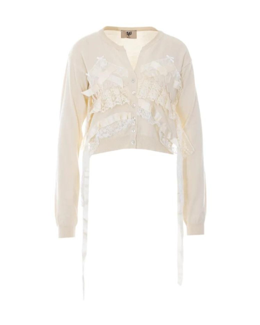 Aniye By White Angie V-Neck Cardigan