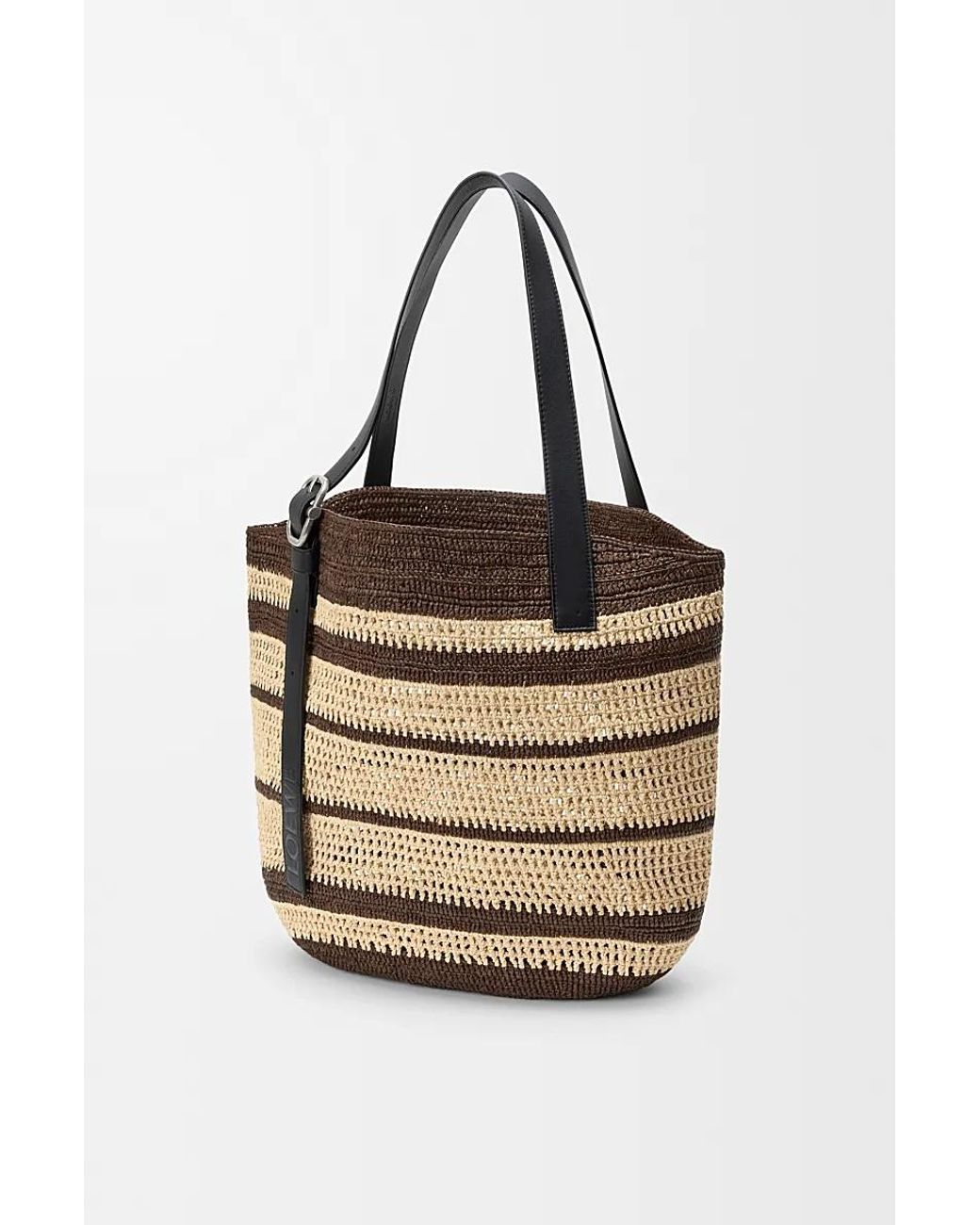 Loewe White Loop Basket Bag for men